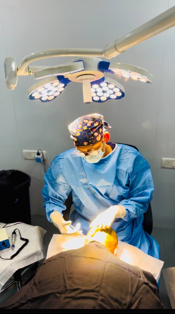 Doctor Performing Surgery
